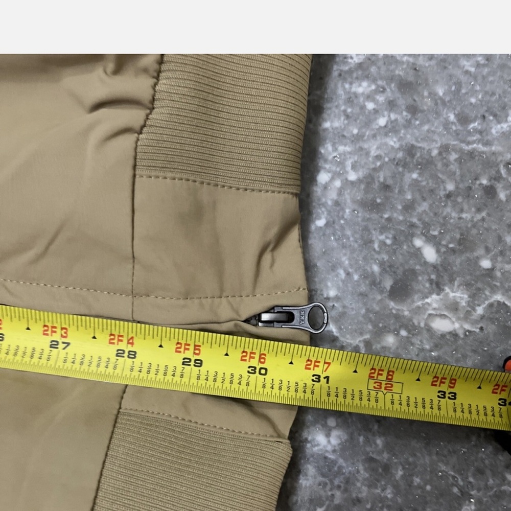 NWT Patagonia Lined Isthmus Hoodie bomber Jacket Mens XL Tan Brown khaki - Picture 8 of 9